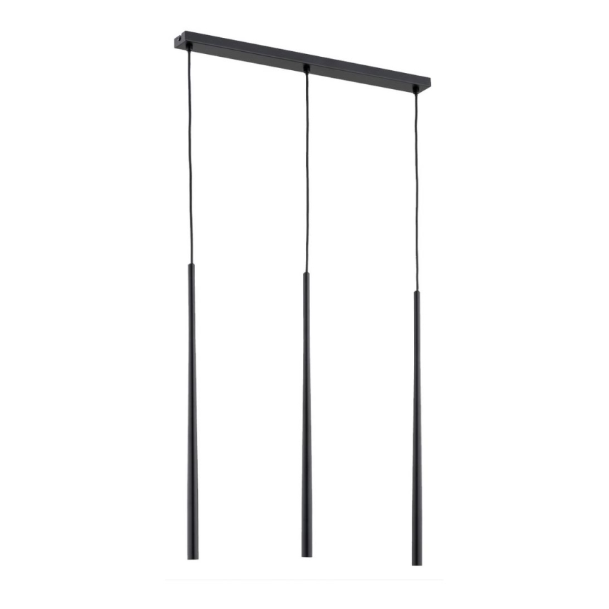 Csillár zsinóron CARMEN 3xG9/40W/230V fekete