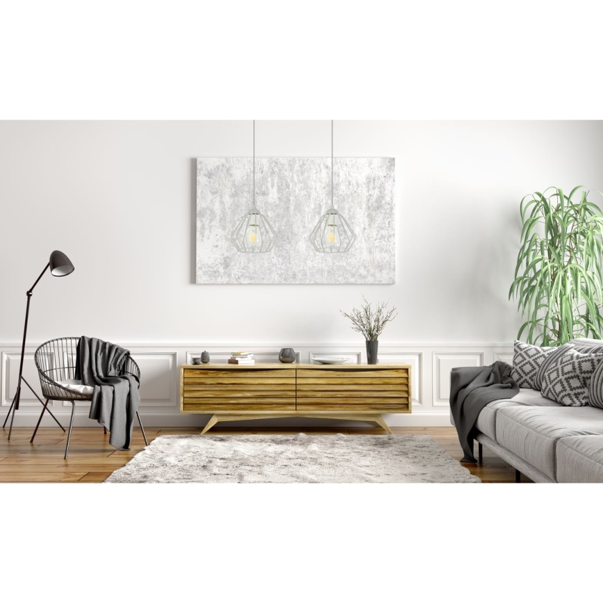 Csillár zsinóron CEED 2xE27/60W/230V