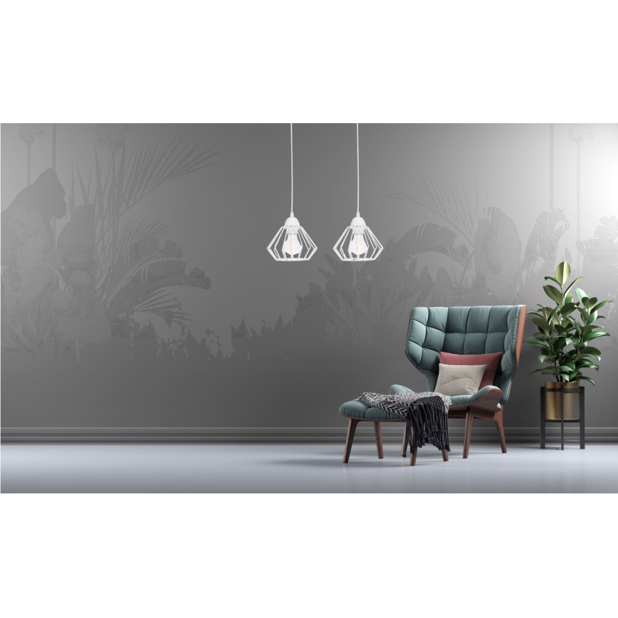 Csillár zsinóron CEED 2xE27/60W/230V