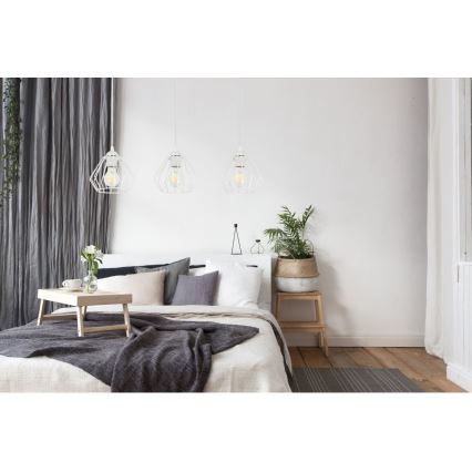 Csillár zsinóron CEED 3xE27/60W/230V fehér