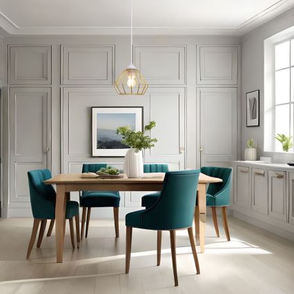 Csillár zsinóron CEED GOLD 1xE27/60W/230V átm. 17,5 cm fehér/arany