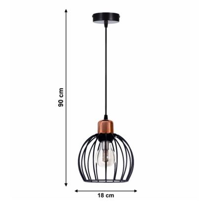Csillár zsinóron CELTA 1xE27/40W/230V