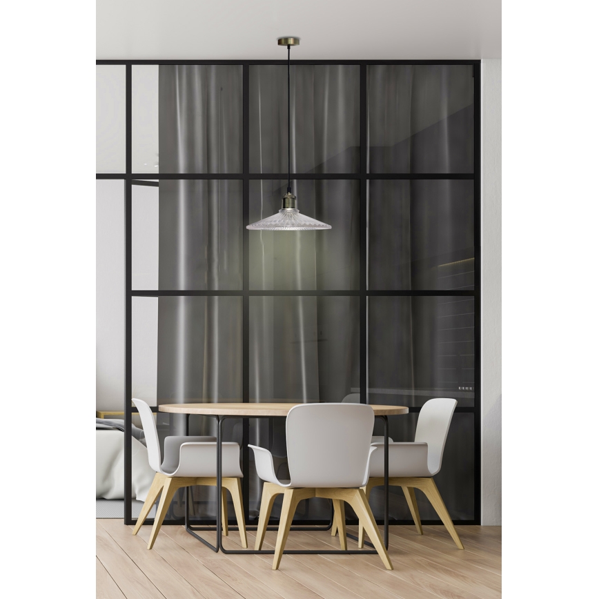 Csillár zsinóron CHESTER 1xE27/40W/230V