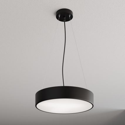 Csillár zsinóron CLEO 3xE27/24W/230V átm. 40 cm fekete
