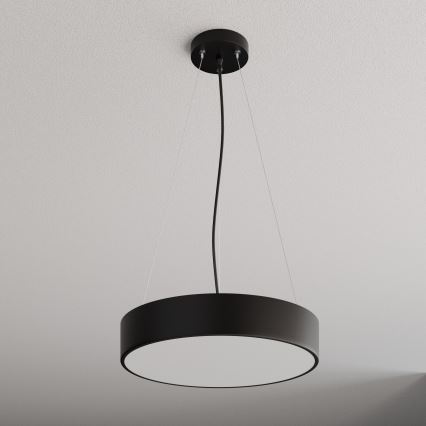 Csillár zsinóron CLEO 3xE27/24W/230V átm. 40 cm fekete