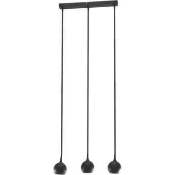 Csillár zsinóron COLM 3xGU10/30W/230V fekete