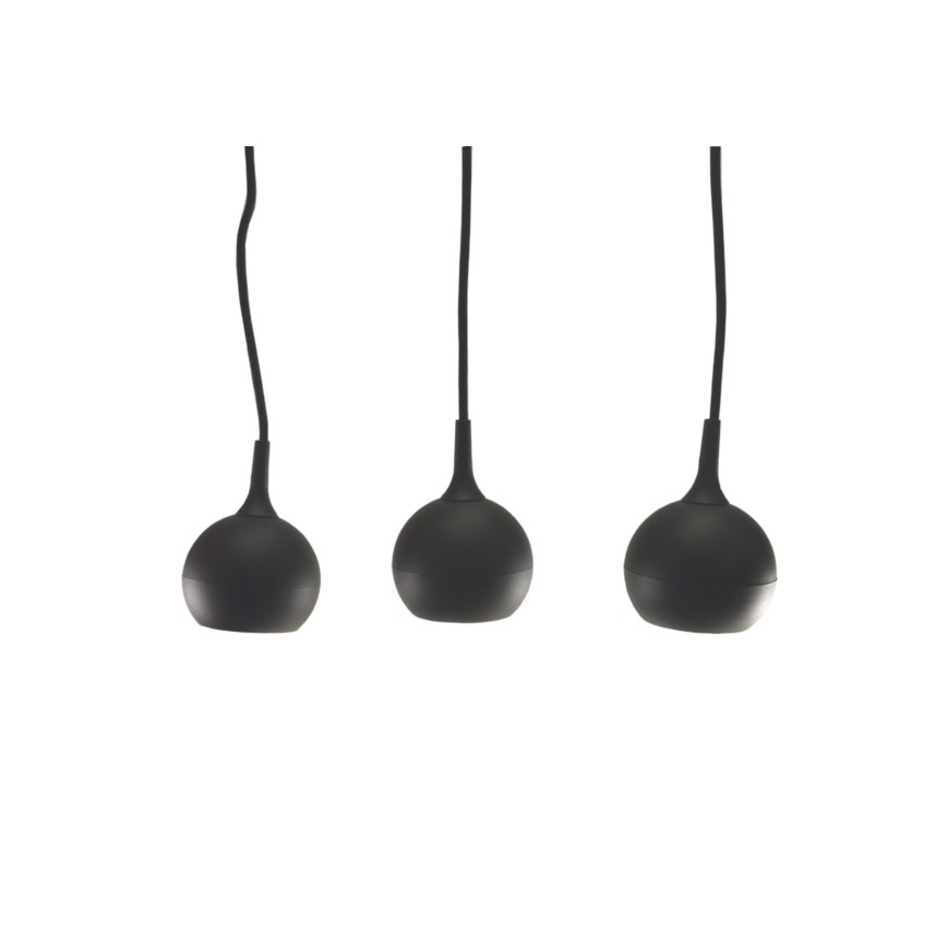 Csillár zsinóron COLM 3xGU10/30W/230V fekete