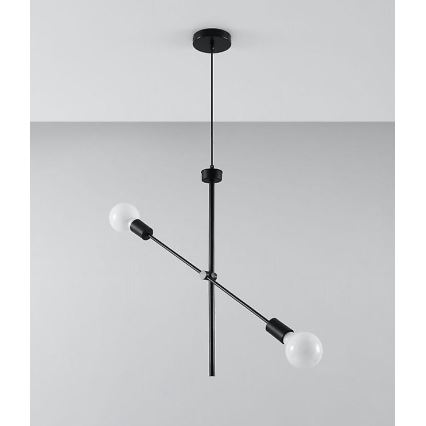Csillár zsinóron CONCEPT 2xE27/60W/230V