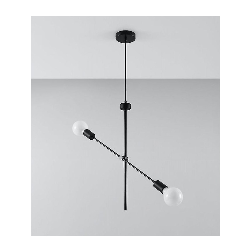 Csillár zsinóron CONCEPT 2xE27/60W/230V
