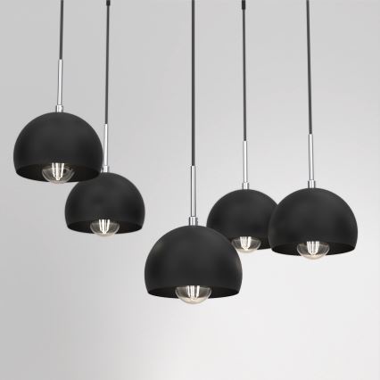 Csillár zsinóron COOL 5xE27/60W/230V