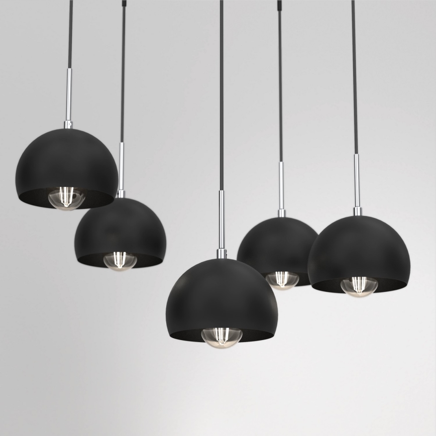 Csillár zsinóron COOL 5xE27/60W/230V