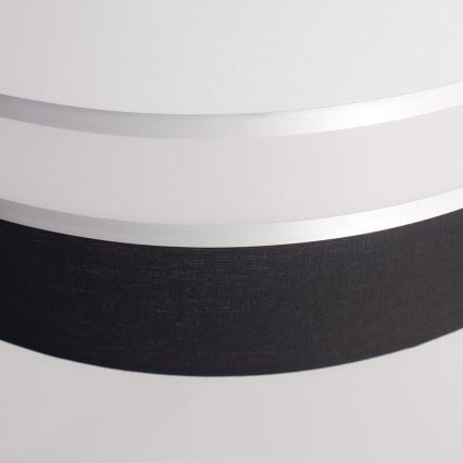 Csillár zsinóron CORAL 1xE27/60W/230V fekete-fehér