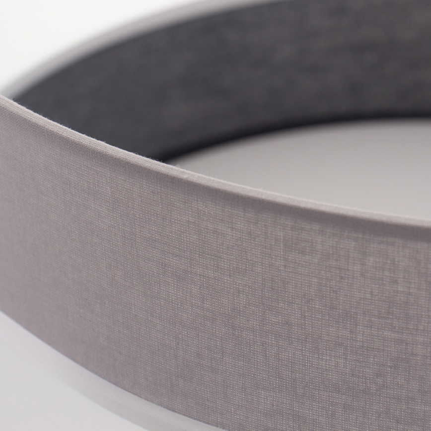 Csillár zsinóron CORAL 1xE27/60W/230V szürkés-fekete