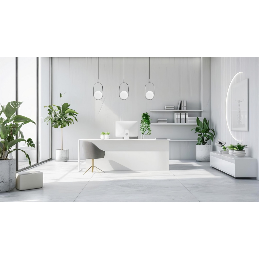 Csillár zsinóron CORDEL 1xG9/28W/230V fényezett króm