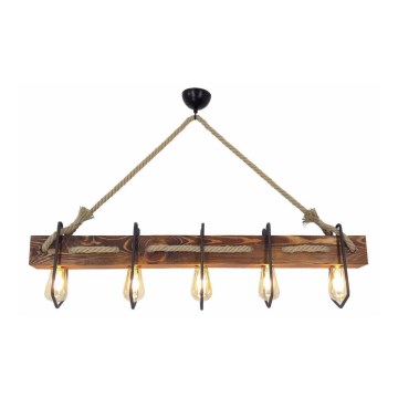 Csillár zsinóron DEMIR 5xE27/40W/230V