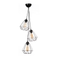 Csillár zsinóron DIAMENT MINI 3xE27/60W/230V