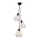 Csillár zsinóron DIAMENT MINI 3xE27/60W/230V