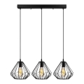 Csillár zsinóron DIAMOND 3xE27/100W/230V