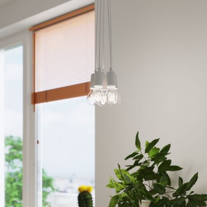 Csillár zsinóron DIEGO 5xE27/60W/230V