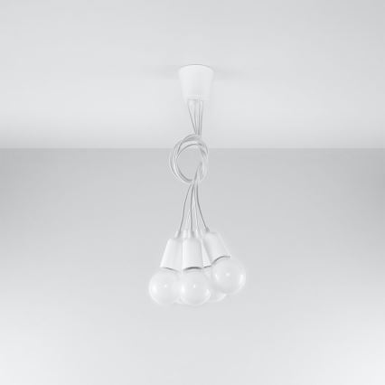 Csillár zsinóron DIEGO 5xE27/60W/230V