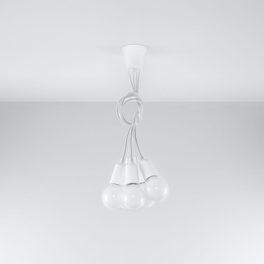 Csillár zsinóron DIEGO 5xE27/60W/230V