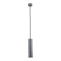 Csillár zsinóron DRILL 1xGU10/4W/230V szürke