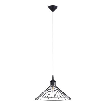 Csillár zsinóron EDA 1xE27/15W/230V fekete