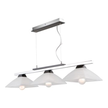 Csillár zsinóron ELA 3xE27/60W/230V bükkfa