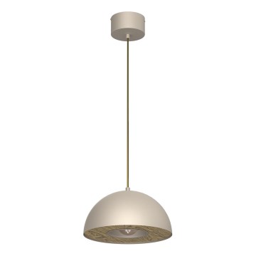 Csillár zsinóron ELGUND 1xE27/15W/230V átm. 28,5 cm bézs