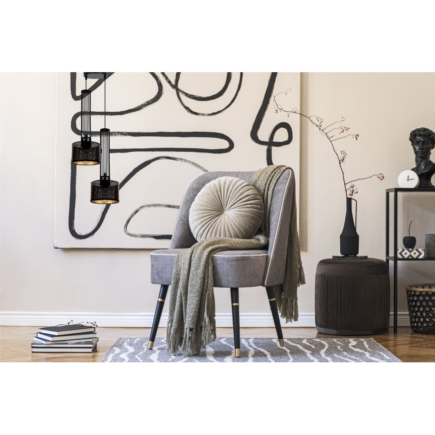 Csillár zsinóron ELIS 2xE27/60W/230V á. 30 cm