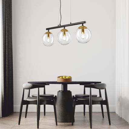 Csillár zsinóron ELOISE 3xE14/15W/230V