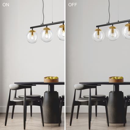 Csillár zsinóron ELOISE 3xE14/15W/230V