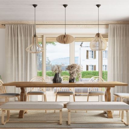 Csillár zsinóron ELZA 1xE27/60W/230V