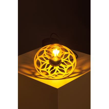 Csillár zsinóron FALCO 1xE27/60W/230V átm. 20 cm bézs