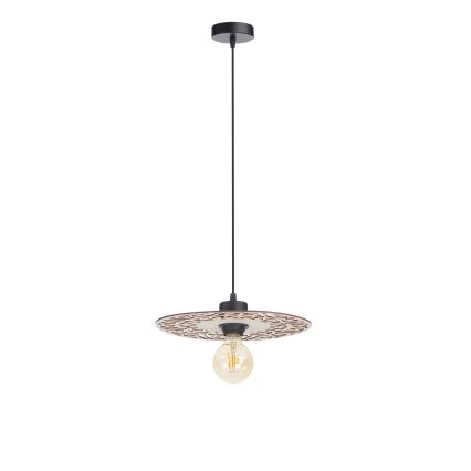 Csillár zsinóron FALCO 1xE27/60W/230V átm. 30 cm bézs
