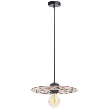 Csillár zsinóron FALCO 1xE27/60W/230V átm. 30 cm bézs