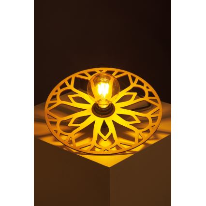 Csillár zsinóron FALCO 1xE27/60W/230V átm. 30 cm bézs