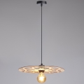 Csillár zsinóron FALCO 1xE27/60W/230V átm. 40 cm bézs