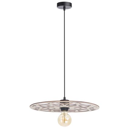 Csillár zsinóron FALCO 1xE27/60W/230V átm. 40 cm bézs