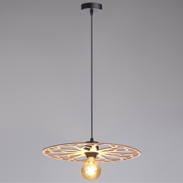 Csillár zsinóron FALCO 1xE27/60W/230V átm. 40 cm bézs