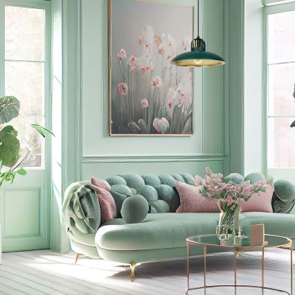 Csillár zsinóron FELIX 1xE27/60W/230V zöld