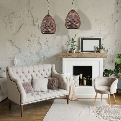 Csillár zsinóron FIJI 1xE27/60W/230V