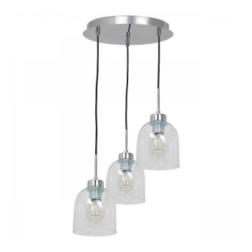 Csillár zsinóron FILL 3xE27/60W/230V kerek