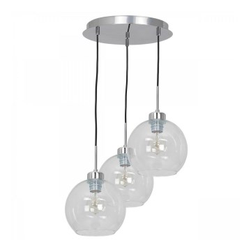 Csillár zsinóron FILL 3xE27/60W/230V kerek