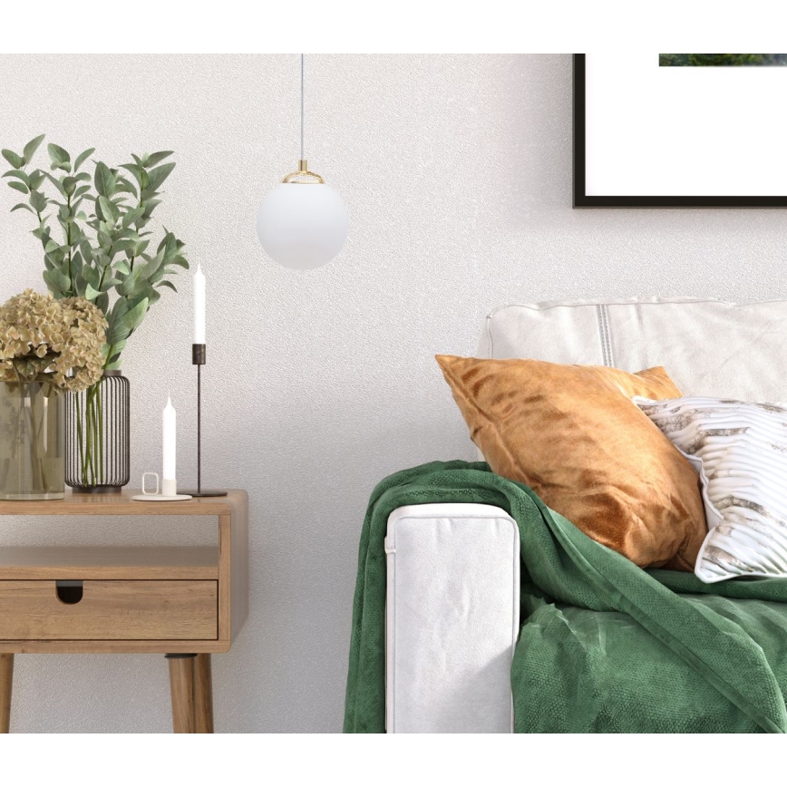 Csillár zsinóron FIRA 1xE27/60W/230V arany