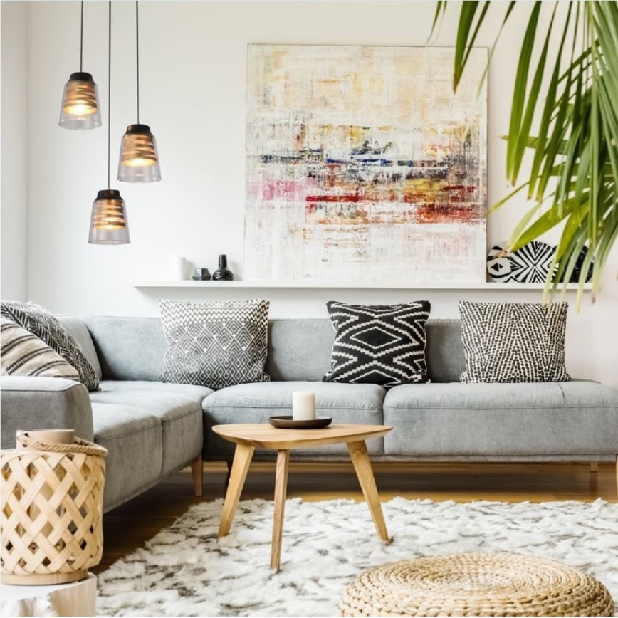 Csillár zsinóron FRESNO 3xE27/60W/230V