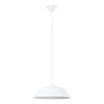 Csillár zsinóron FRIKA 1xE27/15W/230V átm. 34 cm fehér