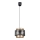 Csillár zsinóron GABI 1xE27/60W/230V arany/fekete átm. 20 cm