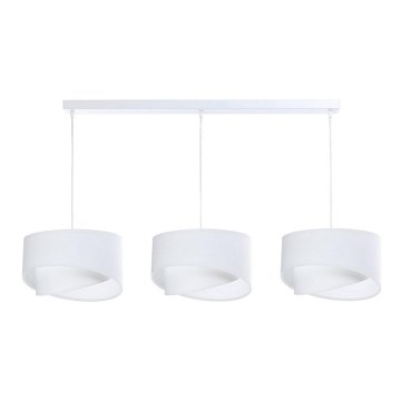 Csillár zsinóron GALAXY 3xE27/60W/230V fehér