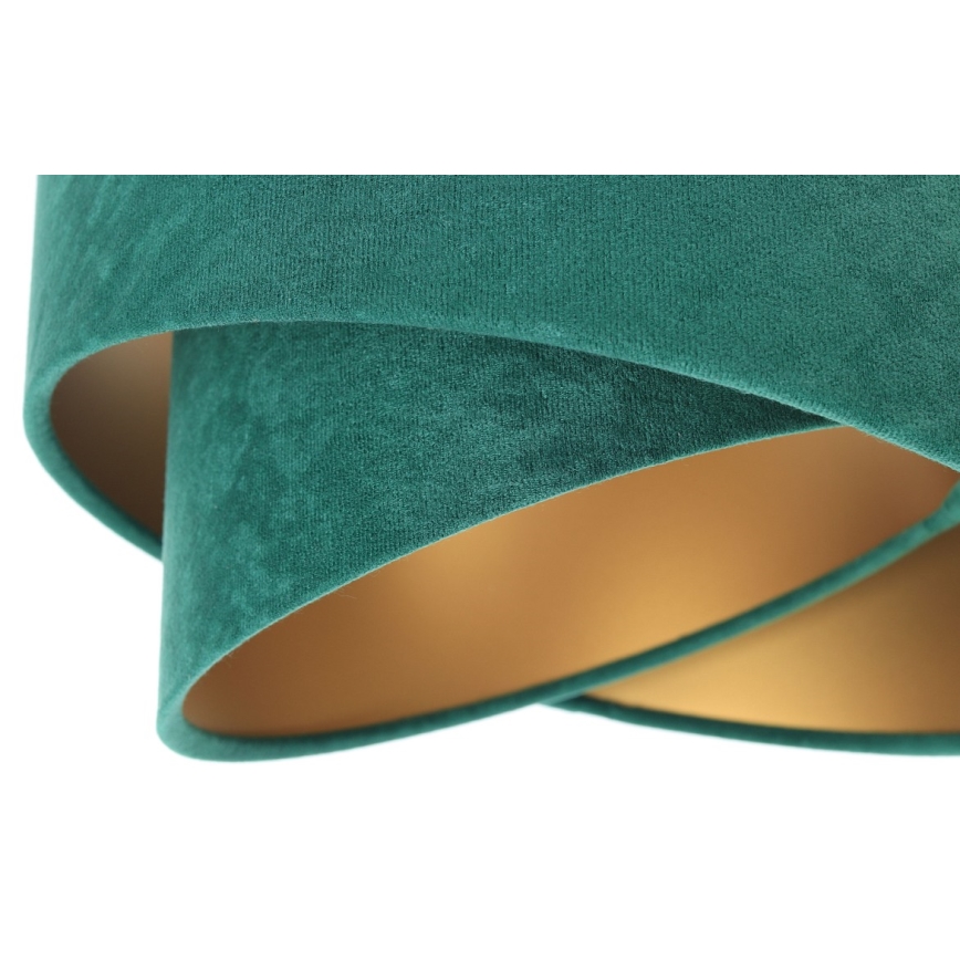 Csillár zsinóron GALAXY 3xE27/60W/230V zöld/arany